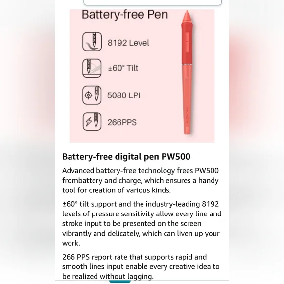 Huion Drawing Tablet - Picture 10 of 15